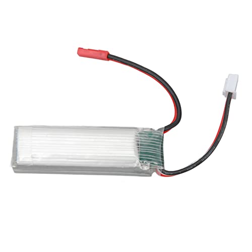 RC vliegtuig Lithium batterij, 2 stuks 7.4V 600Mah RC vliegtuig vervangingsbatterijen met JST rode plug Overload Beschermende V voor WLtoys XK A280 RC vliegtuigen 5