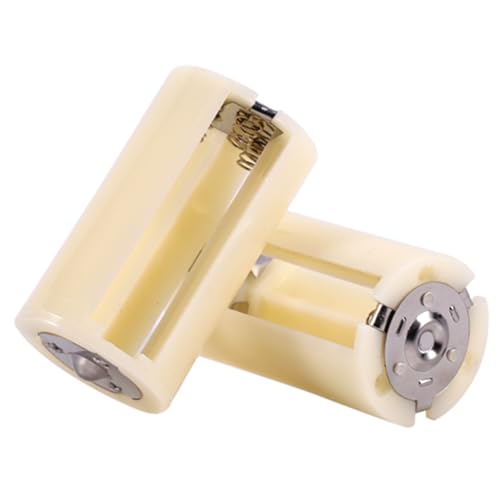 4 st Universal 3 AA tot D Maat Parallel Batterij Converter Adapter Houder Cases Wit 3