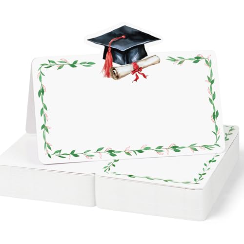 50 stuks tafelkaarten voor afstudeerfeest, tafelkaarten, afstudeerfeest, tafel decoratie, afstuderen, kaarten, papier, uitnodigingen