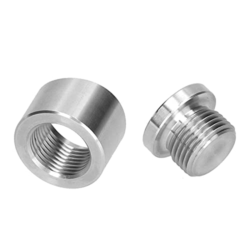 Plug voor Lambda sonde, gelaste spound nut, roestvrijstalen accessoire M18x1,5 voor klantspecifieke uitlaatsystemen, spound mounts, noten 5