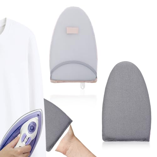 Kleding Steamer Strijkhandschoenen met Finger Loop, Heat Resistant Waterdichte Strijkhandschoen Anti-Steam handschoenen Steamer Accessoires voor Kleding (Gray)