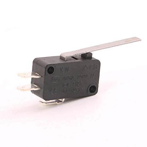 12 st Lange rechte Tip Lever 3 Pin Ground NO NC Momentan Micro Switch