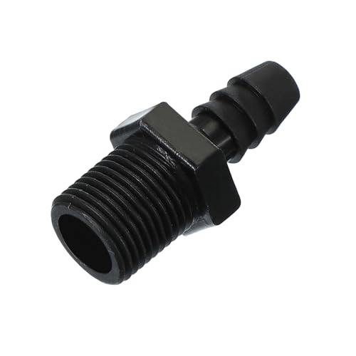 3/16" Barb x 3/8" NPT Male Connector, 10 st Plastic slang Barb passen industriële slang Barb aan Pijp Fitting Aansluiten, Pijp Fitting Adapter voor waterlucht brandstof 4