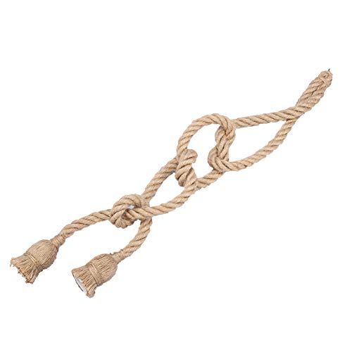 Beste prijs 2m, E27 Vintage Hennep Touw Plafond Lamp Base Hanger Lamp bolhouder 85 265V 1 * Houder 85 265V L (2m 2 koppen) 4