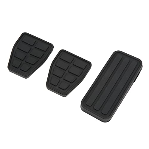3Pcs Clutch Brake Accelerator Pad Kit Rubber Zwart Flexibele Wear Resistant Vervanging voor T4 Transporter 1990-2003 Autopedals autopedaal 5
