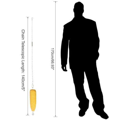 Hangende eekhoorn Feeder 37," Outdoor Corn Cob houder voor Outdoor Backyard Eekhoorn Grappig 3