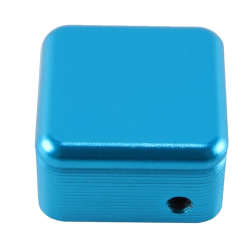 Accessoires voor biljartkeu-krijtouders van aluminiumleggering, bijpassende krijtjes in verschillende vormen [vierkant] Blauw Koffie