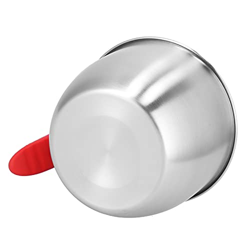 Mixing Bowl met handvat Roestvrij Egg Beater, Mixing Bowl Steel Egg Beater Non-Slip Deepen Splash Proof Egg Beater voor het serveren van salades (3600ML) 4