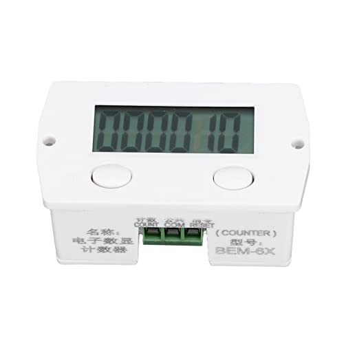 0 t/m 999999 BERM Elektronische Counter Digits Elektronische Puls Counter Magnetic Induction Digital Display Industriële Puncher voor Chemische Textielmachines 5