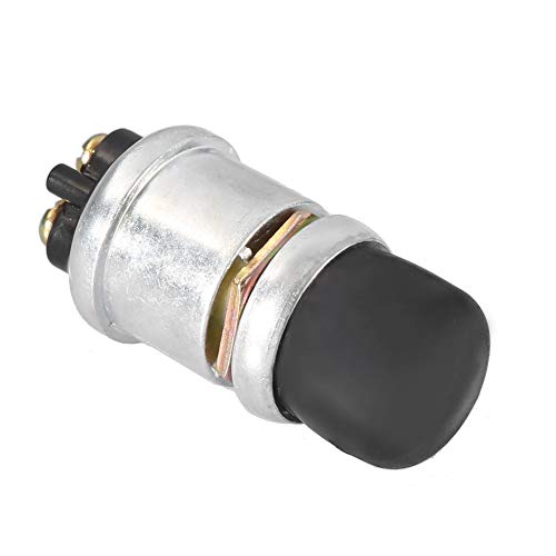 2Pin 12V 20A Waterdichte drukschakelaar, Universele Heavy Duty Switch Drukknop Horn Motor Start Geschikt voor Car Boat Fiets