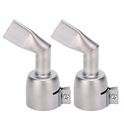 Lassen pistool Nozzle 120 TPO dak gereedschap Roestvrij staal 2 stukken lassen pistool Nozzle Flat 120 graden roestvrij staal Hot Air Plastic Lassen zaklamp Accessoires