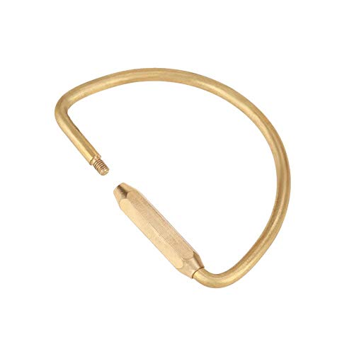 Wal front Solid Messing Karabiner Duurzaam 3 Vorm Messing Bevestiging Karabiner Multi-Kleur voor Berg/Key/Camping Zak