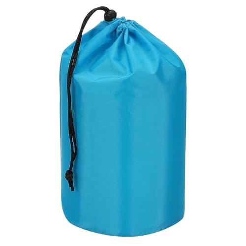 Stuff Sack, 5 x 10 Inch Waterdichte Outdoor Opbergzak Draagbaar Koordstof Valve Bag Lichtgewicht slaapzak voor Camping Wandelen Rugzak, Blauw