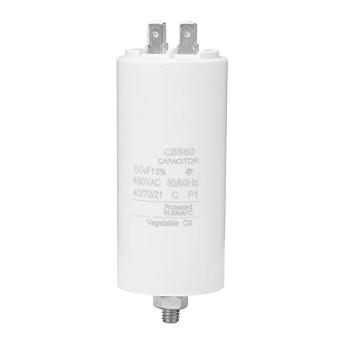 Draaiende condensator CBB60 450V 50uf Motor Start condensator met schroefmoer voor wasmachine