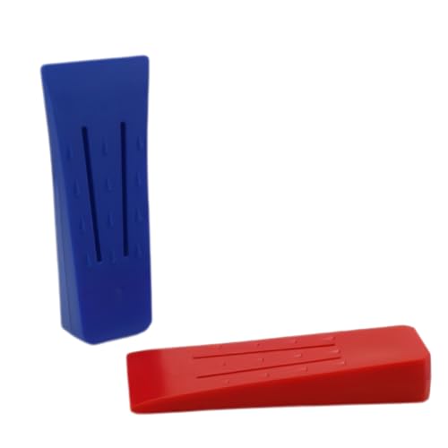 2 stuks Plastic Forestry Wedges, Split Wedge voor hout, platte Wedge Plastic, Lumberjack Accessoires, Boom Val Wedge voor gecontroleerde boom Vallen