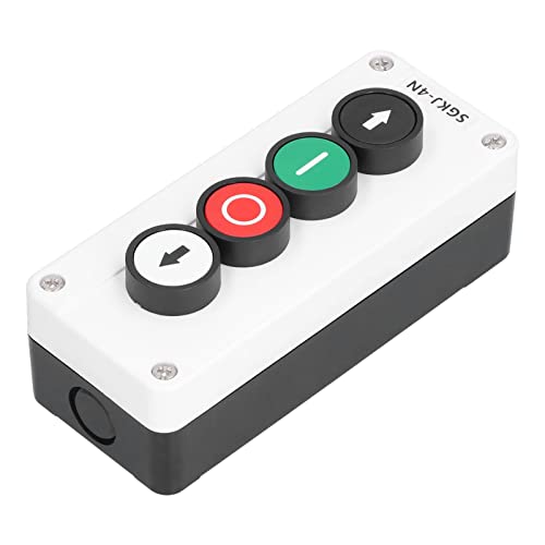 Waterdichte Momentary Switch Station Box Omhoog Stop Control Drukknop voor Winch Roller Deur Truck Tail Lift (SGKJ-4N) 4