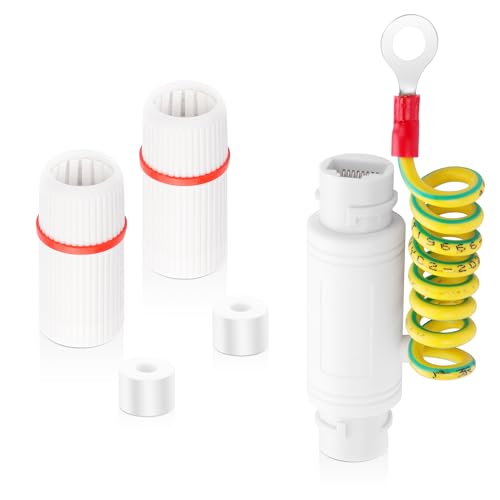 RJ45 PoE Extender - 10/100/1000Mbps Gigabit IP66 Waterdicht, Lightning Protection 5kA, Outdoor PoE Repeater voor het uitbreiden van PoE Afstand tot 250m