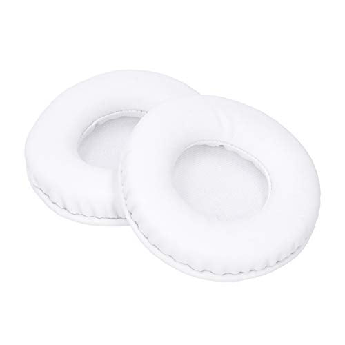 Voor Sony MDR V55 Headphones Pads Headset Ear Covers Faux Leather Spong Foam Headset Pillows Earpad Covers For Athws70 Athws77 Athws99 Mdrv55 Mdrv500 Mdr7502(White) (White)