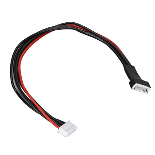 Lipo Balance Cable, 4S Lipo Balance Cable Professional 1 Red 4 Black Lipo Charging Power Extension Wire voor RC Model Lipo Battery