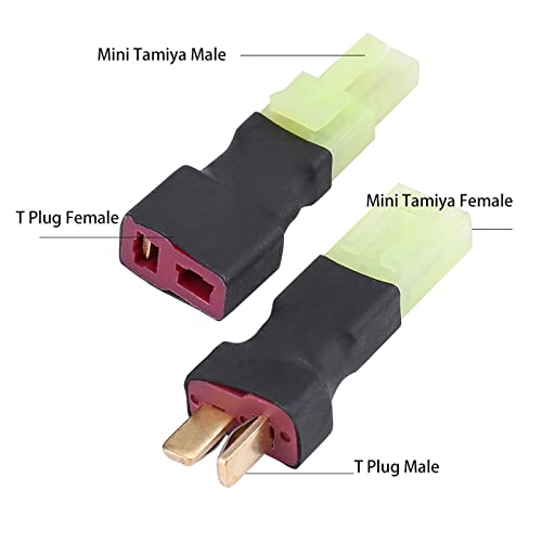 Vrouwelijke T Plug T Plug naar Mini Man Converter Adapter, Deans Style Vrouwelijke Adapter voor Airsoft 3