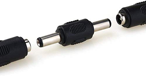 12 stuks 2.1 x 5.5mm DC-plug, vrouw/vrouw en mannelijke/mannelijke krachtplug 3