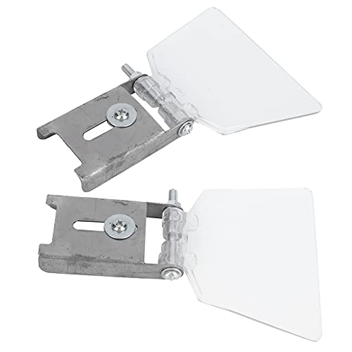Veiligheidskap voor Hoek Grinder, 2 Stuk Bench Grinder Eye Shield 304 Kleine Roestvrij stalen Suitcase Schild Attachment Accessoires S, Power Bench Grinders