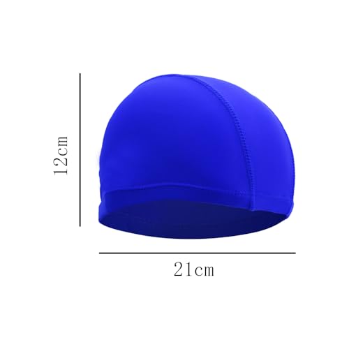 3 stuks Elastische Zwemcaps, Zwemmen Stretchy Non Slip Zwemcap Unisex Zwemcaps Lichtgewicht Zwemcaps Waterdichte Elastische Zwemcaps voor lange en korte haar kinderen Zwemmen