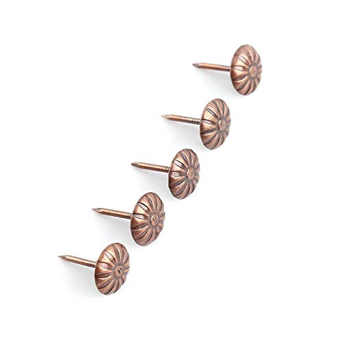 Decoratieve Nagels voor hout + Nagel Cladding Brons Metalen Dag Meubilair Sofa Schoen Decoratieve deur DIY projecten Tack Stud 100 stuks(05) 3