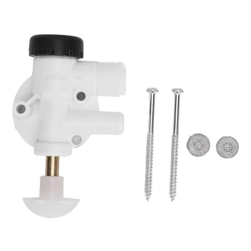 385314349 RV Toiletventilator Set, RV Toilet Water Valve Vervanging Kit voor Sealand Traveller en VacuFlush Pedal Flush Toilet