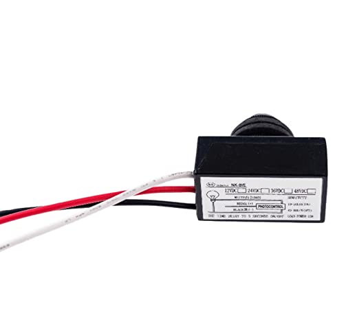 AC 12V-48VDC Optical Switch Dusk to Dawn Knop Inbouw Oogschakelaar voor fotobesturing Fotocelsensor-NK-B/E50