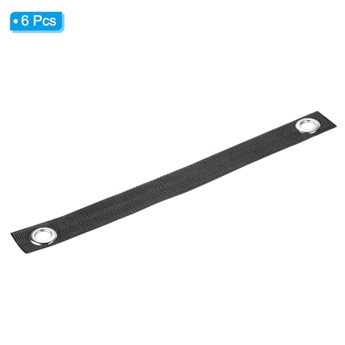 16 Inch Stake Boom Riemen, 6 Pack Boom Ondersteuning Posts, Boom Straightening Riemen voor Nieuw Geplant Recht, Zwart 3