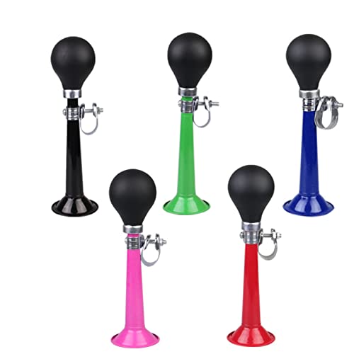 Fiets Air Horn Fietsen Retro Chrome Metalen Hooter Luid Bell Bugle Trompet Alarm Rubber Squeeze Bulb, 8,46 Inch 5
