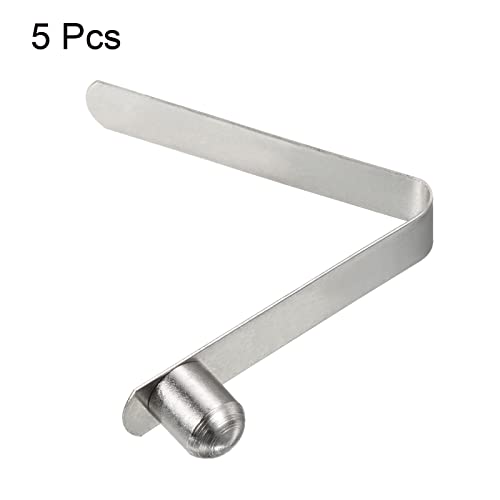 8 x 6,5mm Kajak Paddle Cabinets, 5st Rod Push Knop Solid Steel Spring Clip Knop Vergrendelen Enkele Buis voor Camping Tent Tent Bar 3