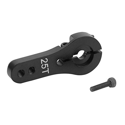 Servo Horn, 25mm 25T Tanden Half aluminium Servo Horn Arm voor Futaba/Ace RC accessoire (zwart)