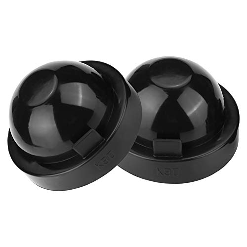 koplamp stofkap, 2 stuks PVC rubber 90mm rubber zwarte auto LED koplamp stofkap behuizing afdichting kap waterdicht zwart 5