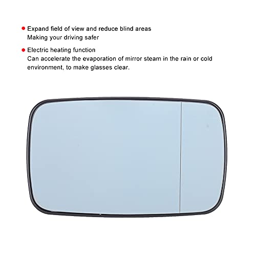 Verwarmde Vleugelspiegel Glas Elektronisch Verwarmde Zijspiegel Defoggerspiegel voor 3-serie E46 1998-2005 Rechtszijde Passagierzijde