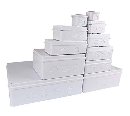 Electrical Junction Box, IP55 Weerbestendige Elektrische Behuizing Project Instrument Case, Opening Hole Project Box (1Stuks - 100 x 100 x 70mm)