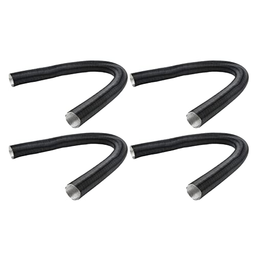 Parking Heater Air Intake Tube Slang, 4st 42mm Stretch Flexibele Tube voor Webasto voor Eberspacher voor Flat Parking Heaters
