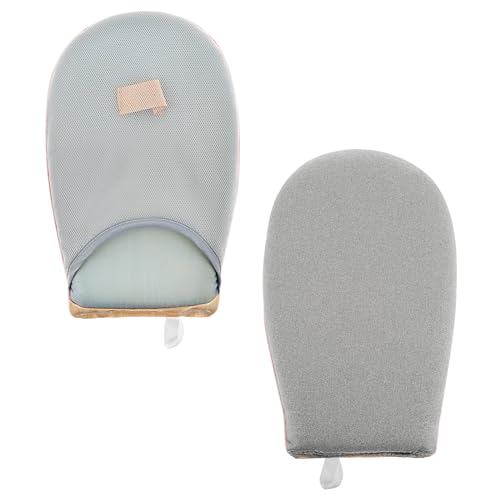 Kleding Steamer Strijkhandschoenen, Heat Resistant Waterdichte Strijkhandschoen Anti-Steam Handschoen Mini Strijkplank Steamer Accessoires met Finger Loop voor kleding Steamers