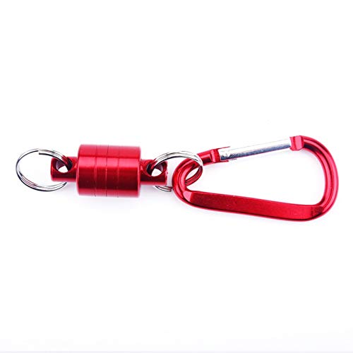 Magnetisch vissen Release Holder Fly Fishing Landing Net Release Clip Hangen Gesp voor Outdoor Fishing(Rood) 4