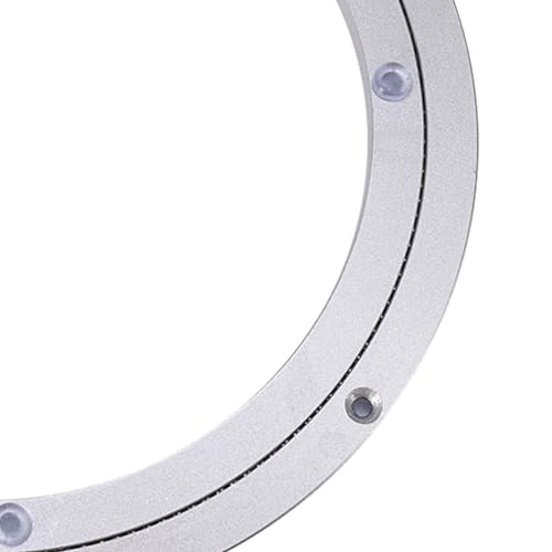 Tafellager draaiende plaat, zware dienst aluminiumlegering zwenkbare lagerplaat draaitafel ronde eettafel, draaibakbak, ronde tafellagers, tafelgereedschap 3