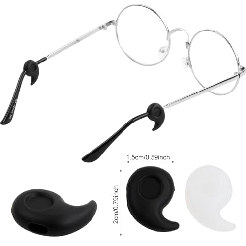 16 paar anti-slip bril-oorbeugels, anti-sliphouderhoezen, brillenpootjes, siliconen brillenpootjes, beoordeling voor zonnebril, leesbrillen 4