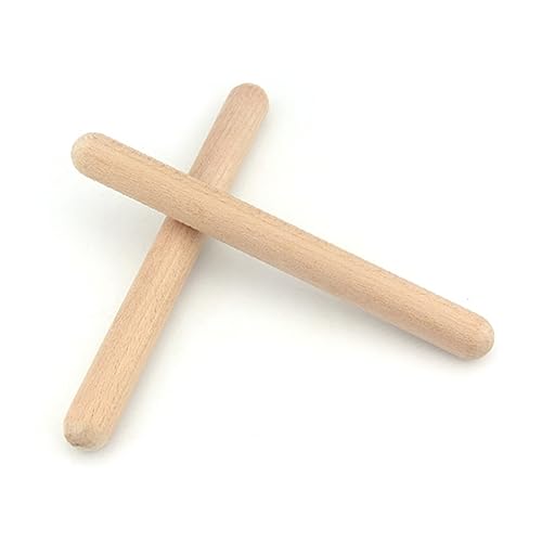 Rhythm Stick, Rhythm Stick Educational Musical Sticks Wood Claves Kids Percussion Instrument for School Music Class (1 Pair)