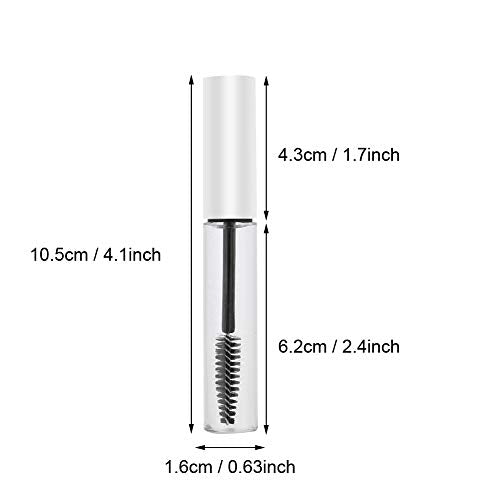 10ml Leeg Mascara Tube met wimper Wand Portable Navulbare Mascara Tubes Eyelash Cream Container fles DIY Cosmetics(White) 3