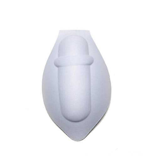 Ondergoed met spons kussen, vergroting zak, voor mannen, gewatteerde voorkant, spons booster, broek versterker, Wit 3