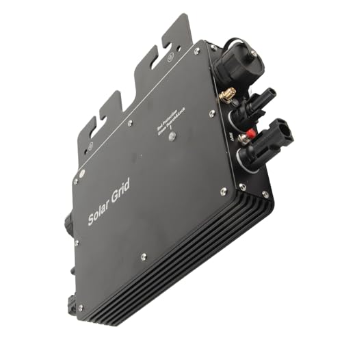 Micro Inverter, Solar Power Grid Tie 600W WIFI Control Legering GTB 400 Automatische identificatie AC120 230V Zwart US Plug Waterdicht APP AC230V (zwart) 3