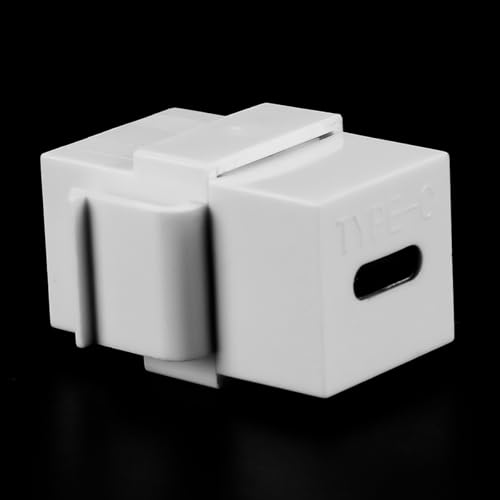 TYPE-C Vrouw aan Vrouwelijke Adapter Module 20x28,5mm PC vlamvertragende White High Speed Data Transfer Charging Connector voor USB-C Laptops Telefoons Chargers 3