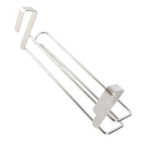 Lange levensduur Roestvrij staal over deurrolrolhouder papier handdoekhouder voor badkamer en keuken 5