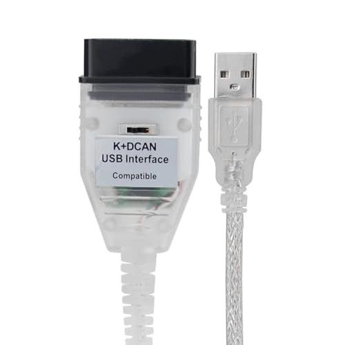 K+Dcan USB-kabel met Switch voor E-serie Chassis Kenmerkende Hulpmiddel OBD2 Kabel INPA Compatibele Fout lezen en herstellen functies 5
