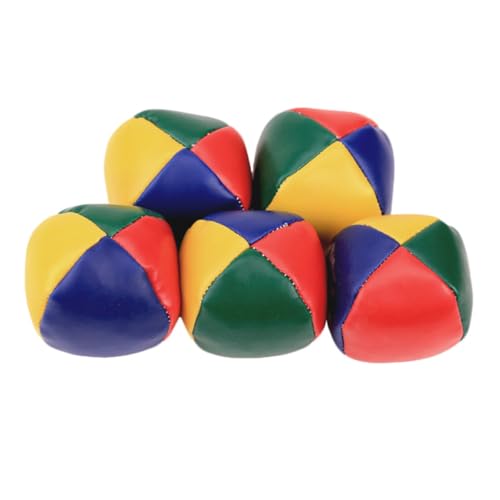 Zee 5 stuk kleurrijke jongleren bal Set, Stress Relief, Hand Eye Coördinatie, Interactieve Circus Games, Bal gooien